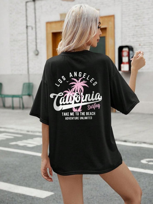 California women's oversized tshirt