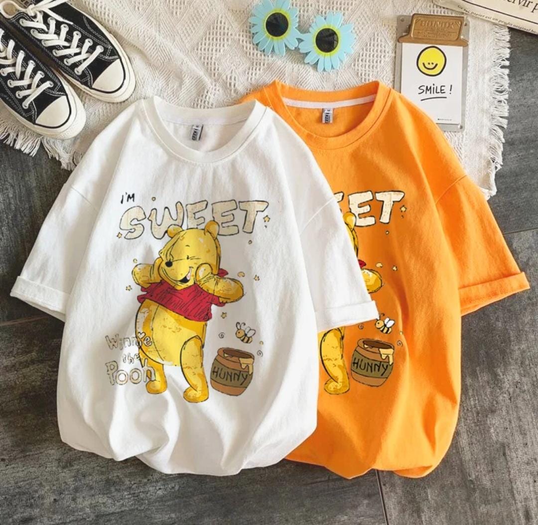 Winnie the pooh women's oversized tshirt