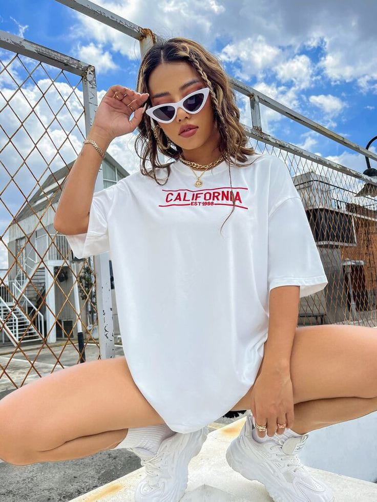 California women's oversized tshirt