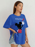 Mickey mouse women's oversized tshirt