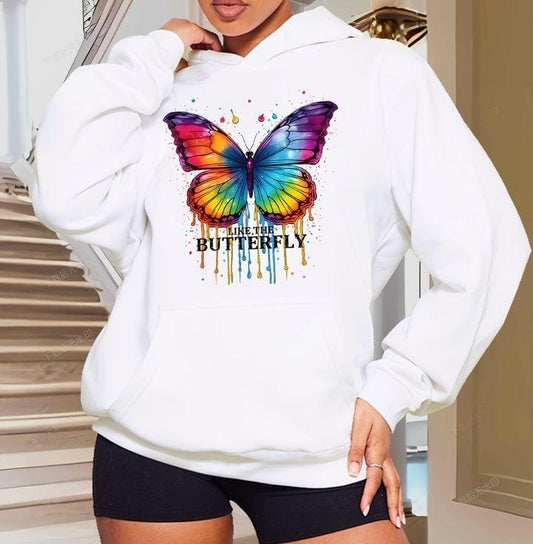 Butterfly women's oversized hoodie