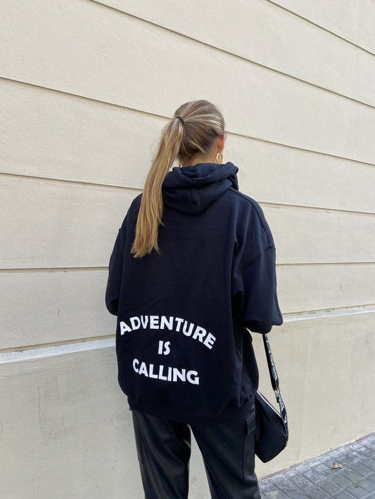 Adventure is calling women's oversized hoodie