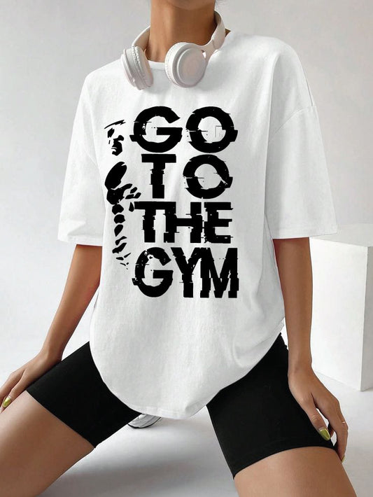 Gym women's oversized tshirt