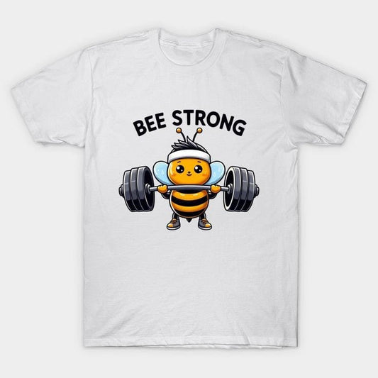 Bee strong fitness women's tshirt regular fit