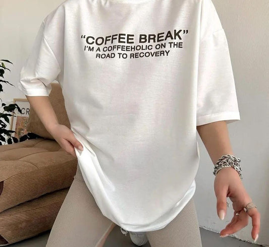 Coffe women's tshirt oversized