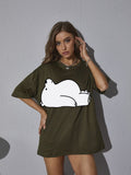 Bear women's oversized tshirt