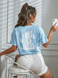 Good things are coming women's crop top oversized