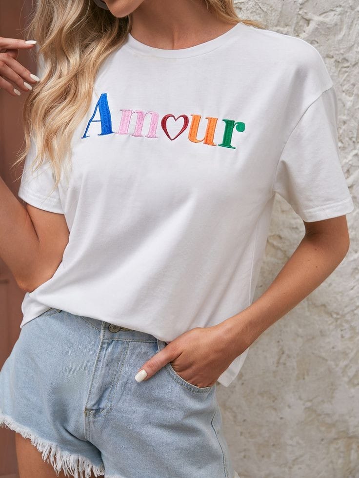 Amour women's tshirt regular fit