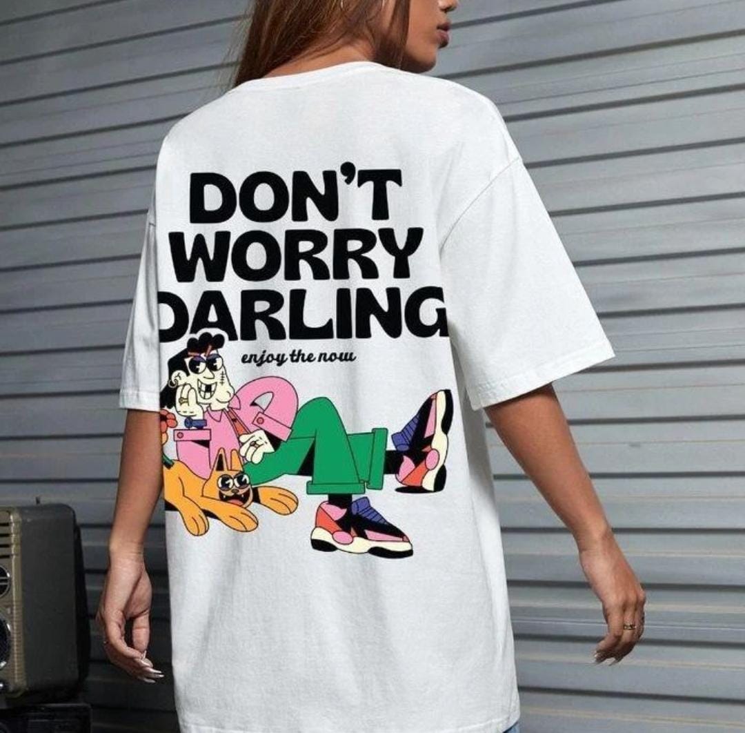 Enjoy the now women's oversized tshirt