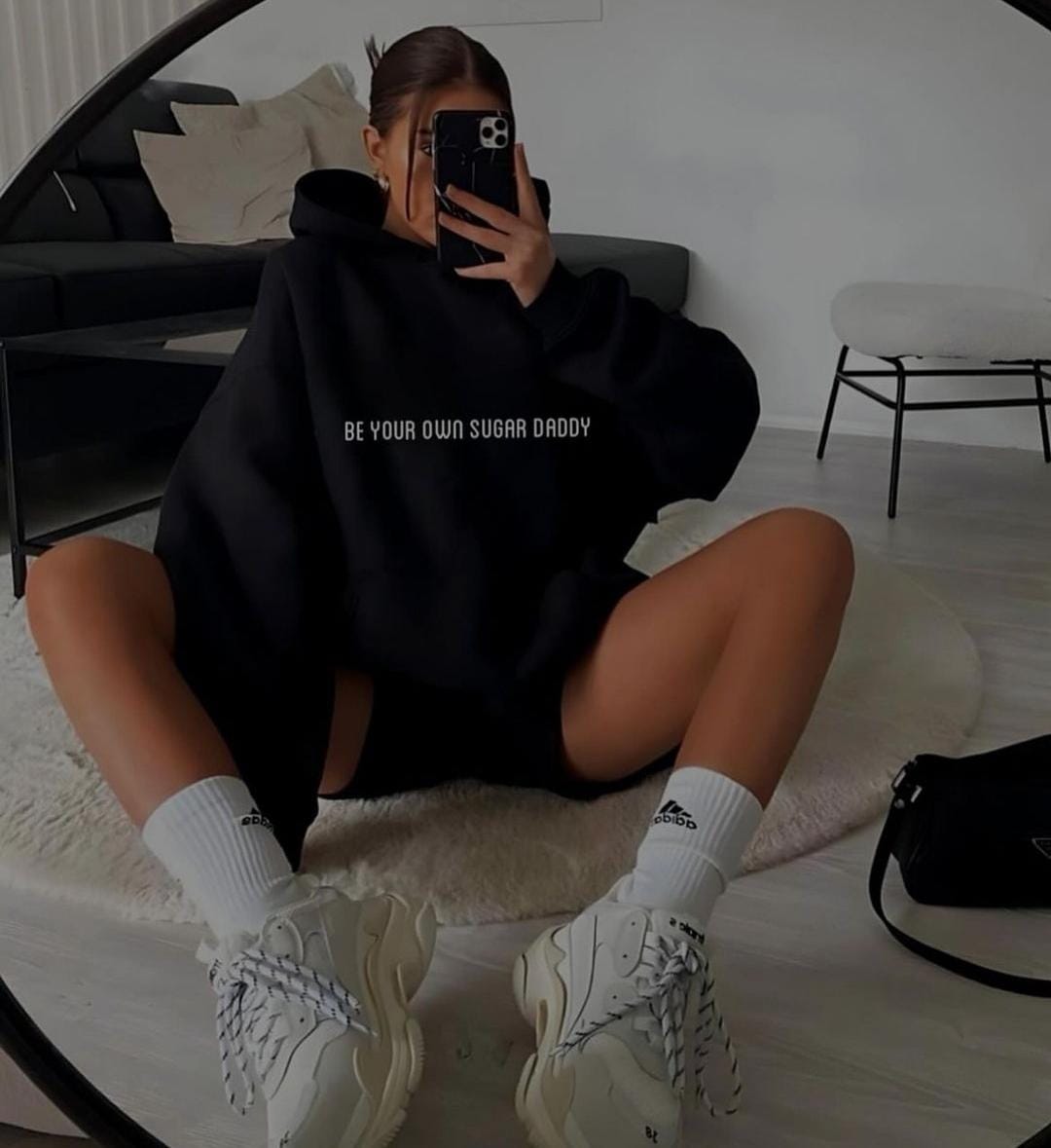 Be your own sugar daddy oversized hoodie