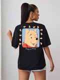 Winnie the pooh women's oversized tshirt
