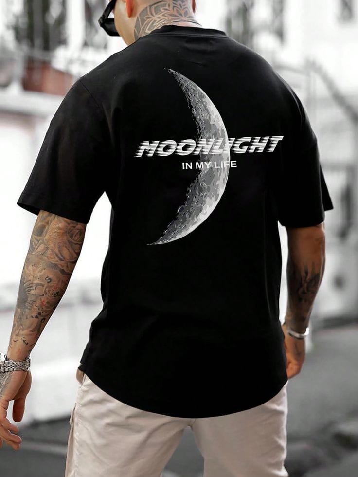 Moonlight men oversized tshirt