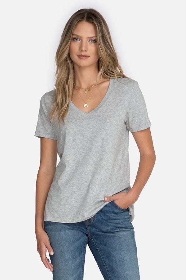 V-Neck women's basic tshirt regular fit