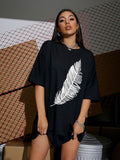 Feather women's oversized tshirt