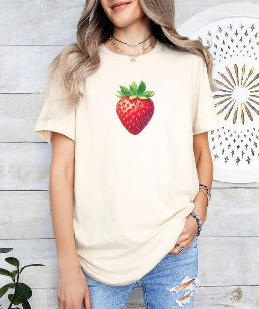 Sweet strawberry tshirt women's oversized