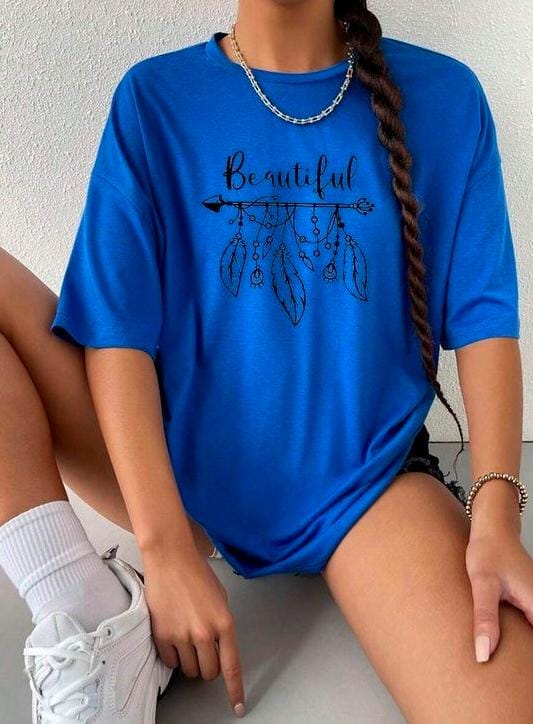 Beautiful women's oversized tshirt