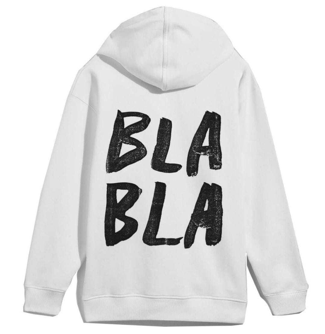 BLA BLA oversized hoodie