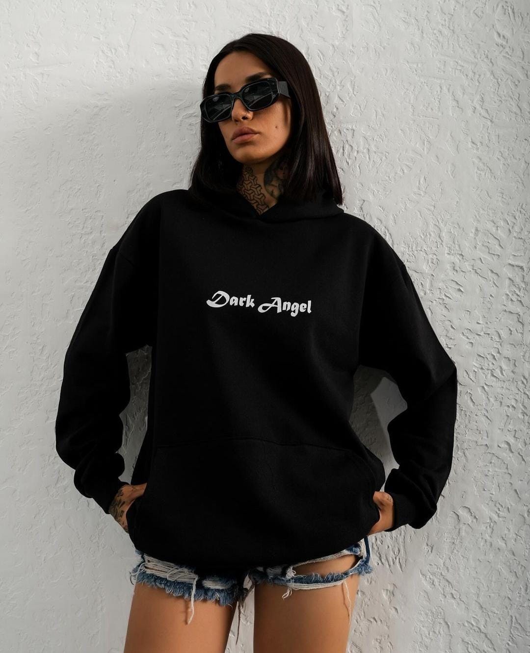 Dark angel women's oversized hoodie