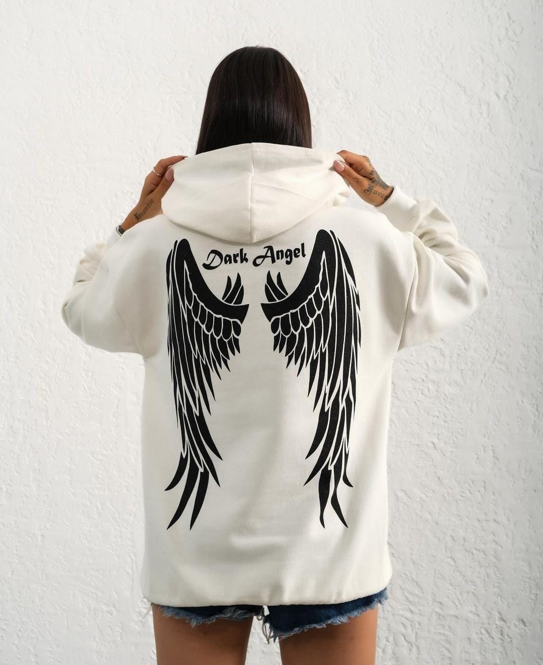 Dark angel women's oversized hoodie