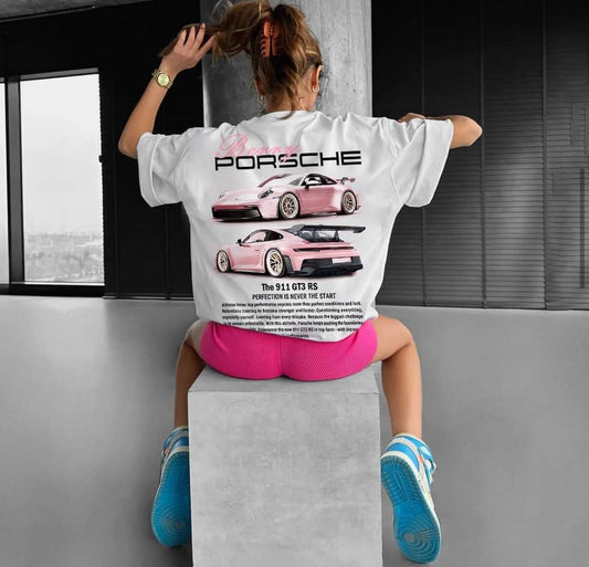 Porsche women's oversized tshirt