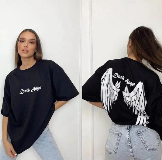 Dark angel women's oversized tshirt
