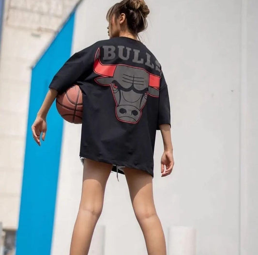 Chicago bulls women's oversized tshirt