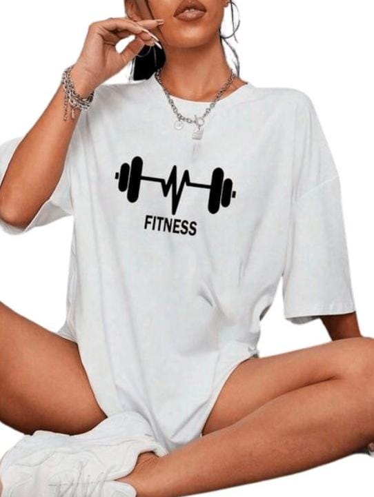 Fitness women's oversized tshirt