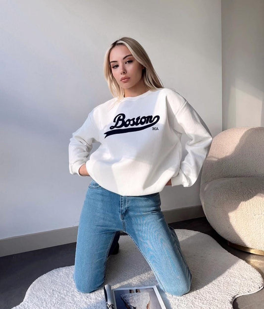 Boston oversized sweatshirt