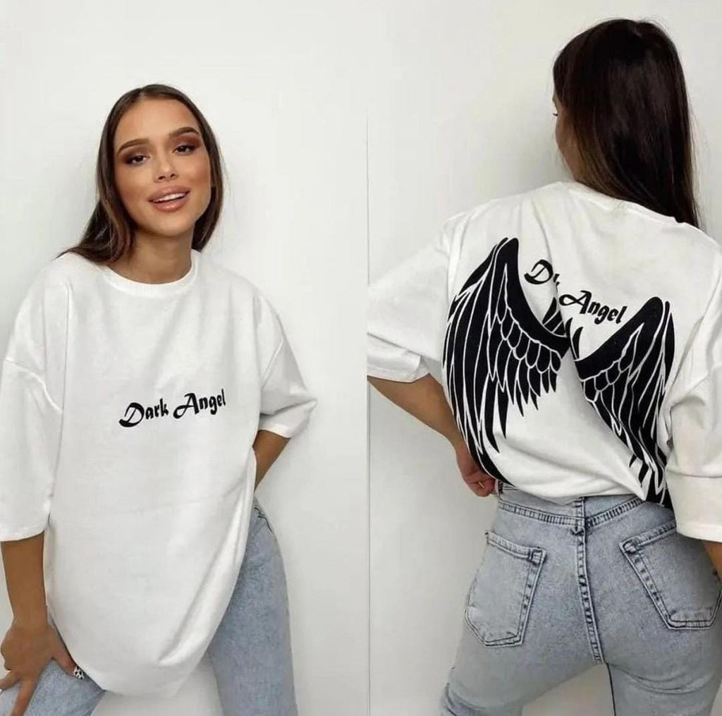 Dark angel women's oversized tshirt