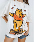 Winnie the pooh women's oversized tshirt
