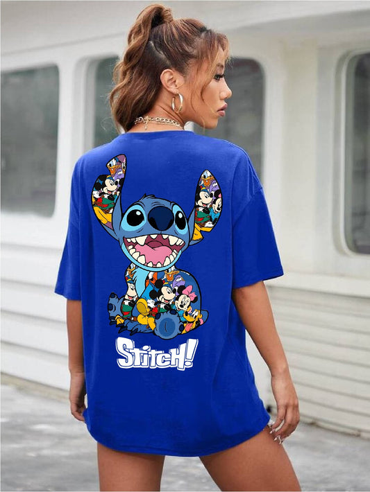 Stitch women's oversized tshirt