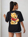 Winnie the pooh women's oversized tshirt