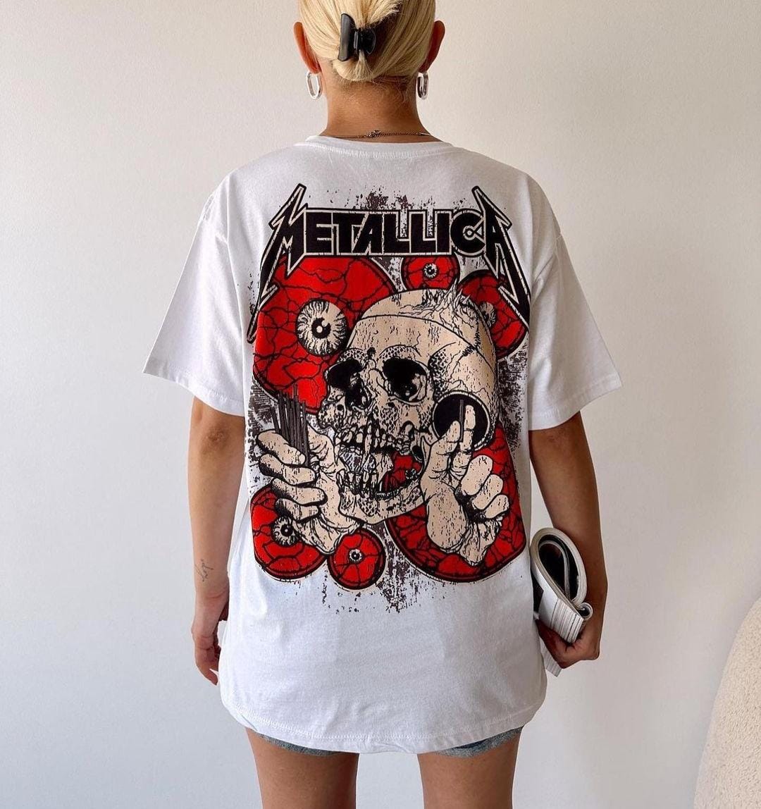 Metallica women's oversized tshirt