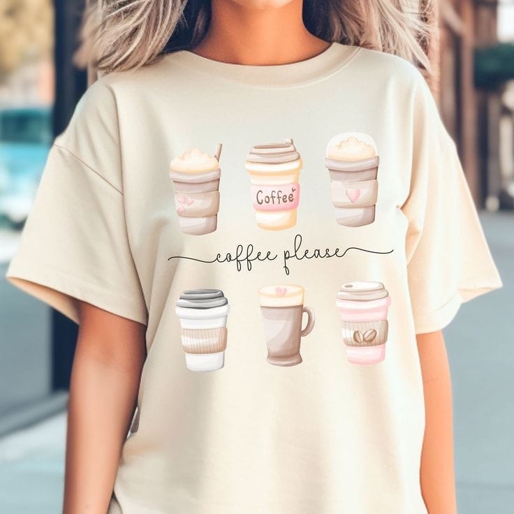 Coffee women's oversized tshirt