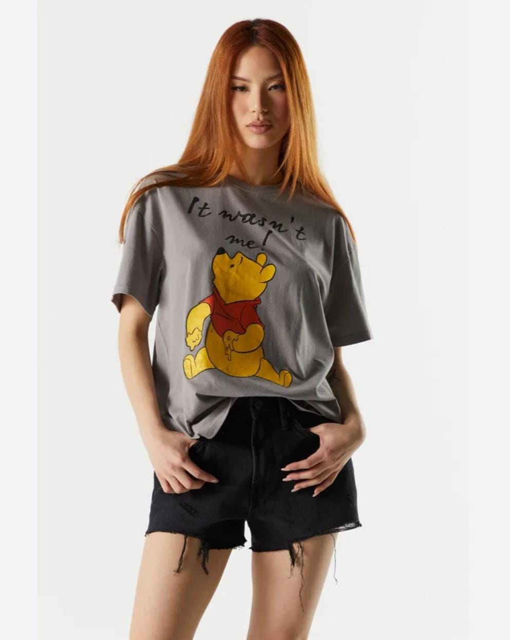 Winnie the pooh women's oversized tshirt