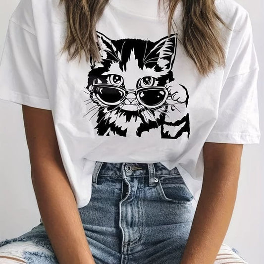 Cat women's tshirt regular fit