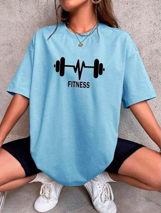 Fitness women's oversized tshirt