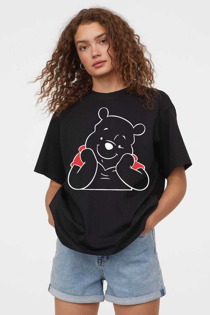 Winnie the pooh women's oversized tshirt