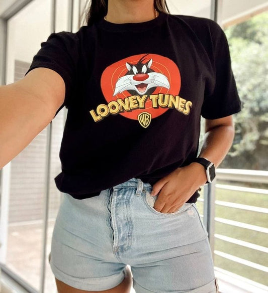 Looney tunes women's tshirt regular fit