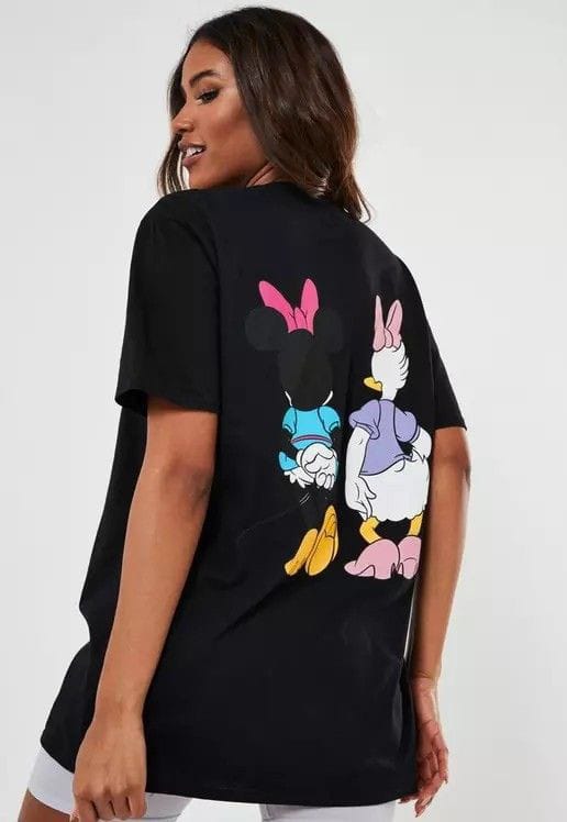 Cartoon women's oversized tshirt