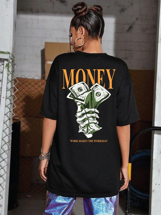 Money women's oversized tshirt