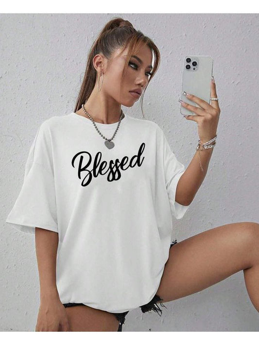 Blessed women's oversized tshirt