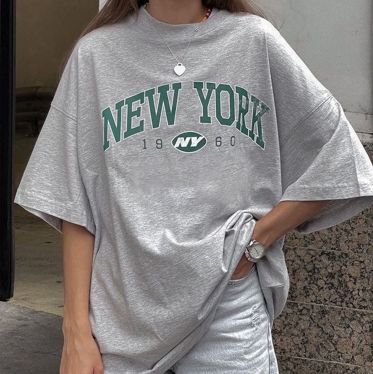 New york women's oversized tshirt