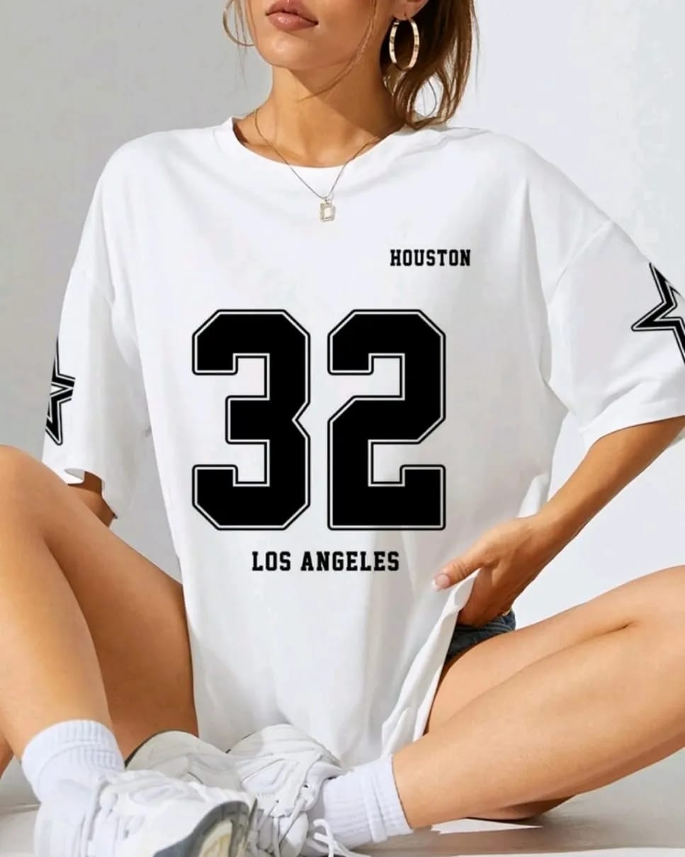 Los angeles women oversized tshirt