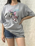 Tom and jerry women's oversized tshirt