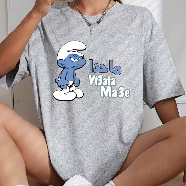 Smurfs women's oversized tshirt