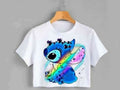 Stitch women's crop top oversized