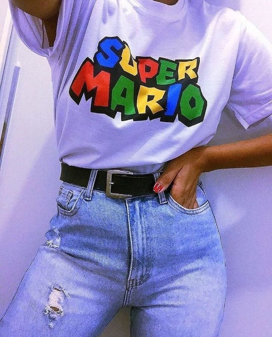 Super mario women's tshirt regular fit