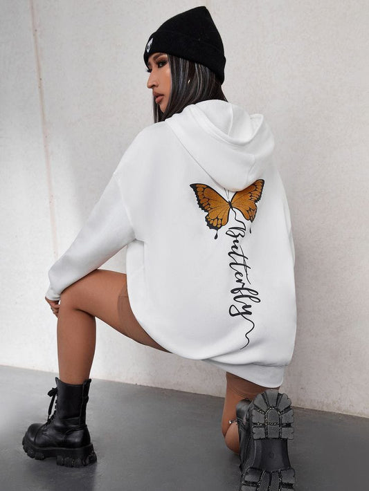 Butterfly oversized hoodie