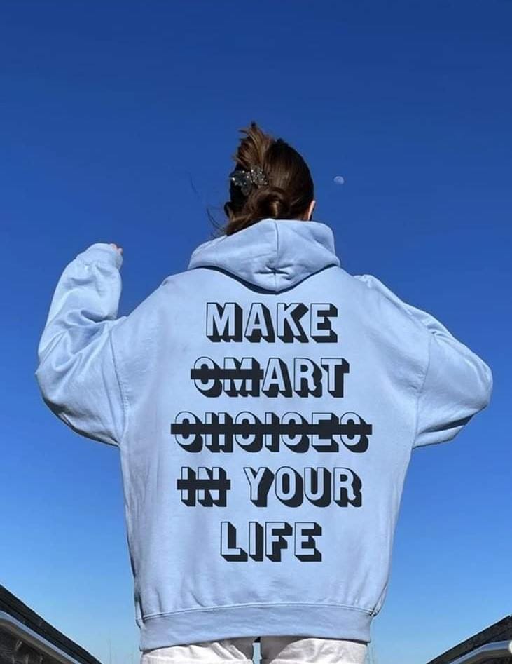 Make art your life oversized hoodie